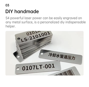 S4 manuale a forma di cilindro rotante a fibra grande penna 9060 pietra tombale oro macchina per incisione Laser - Product Image 3