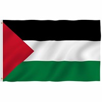 Drapeau national palestinien en polyester 90*150cm, vente en gros, bannière de la Palestine, drapeau palestinien