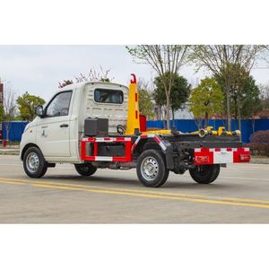 รถบรรทุกขยะเครื่องยนต์เบนซินขนาด4x2 Foton 3ลูกบาศก์เมตรรถบรรทุกขยะยกตะขอ - Product Image 6