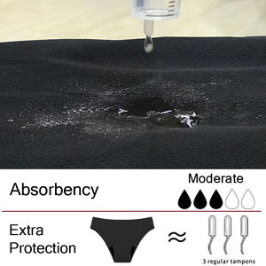 रातोंरात सुरक्षा मासिक धर्म अंडरवियर महिलाओं को अवशोषित करने वाली अवधि पैंटी लीक प्रमाण नरम आरामदायक मासिक अंडरवियर - Product Image 4