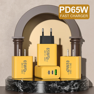 PD 65W USB C <span class=keywords><strong>Cargador</strong></span> de carga rápida Carga rápida 3,0 Tipo C Adaptador de <span class=keywords><strong>cargador</strong></span> para iPhone 14 13 12 Xiaomi <span class=keywords><strong>Samsung</strong></span> USB C <span class=keywords><strong>Cargador</strong></span> de pared - Product Image 2