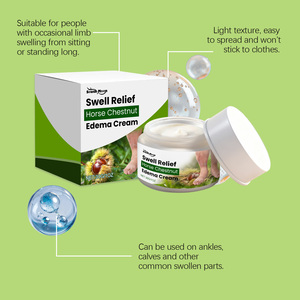 Crème de soin des <span class=keywords><strong>jambes</strong></span> OEM Horse Chestnut Extraits naturels de plantes Améliore la circulation sanguine Soulagement des œdèmes Soins des veines Massage externe - Product Image 2
