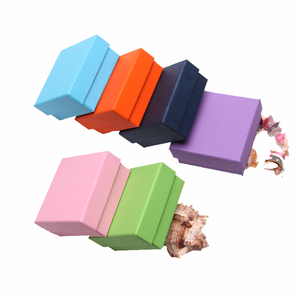 Bao Bì In Logo Hộp Giấy Màu Trang Sức Có Nắp Và Đế - Product Image 2