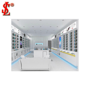 Tủ Trưng Bày Kính Trưng Bày Cửa Hàng Máy Tính Hiện Đại/Thiết Kế Cửa Hàng Máy Tính Xách Tay Thời Trang Bán Lẻ Tùy Chỉnh Tủ Tường Trưng Bày - Product Image 3