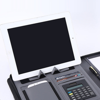 Classeur de bureau en cuir PU, pour organiser les dossiers d'affaires, avec chargeur, année A4, vente en gros