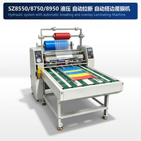 Machine de laminage hydraulique avec arrêt automatique pour film thermique BOPP, largeur 720 mm