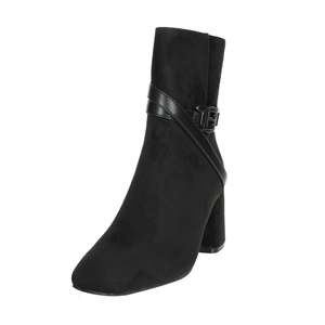Botines de Mujer Laura Biagiotti, Tacón Negro 8847, Botines de Moda con Tacón Cuadrado de Ante - Product Image 6