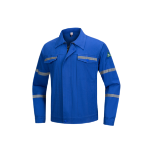 Vente en gros uniforme respirant en pur coton marin avec plusieurs bandes réfléchissantes Construction manches longues Top vêtements de travail - Product Image 2