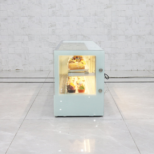 Gabinete de exhibición de Sushi de borde recto de encimera de perfil alto de estilo moderno para restaurante Buffet Tienda de Sushi y Mostrador de mariscos - Product Image 4