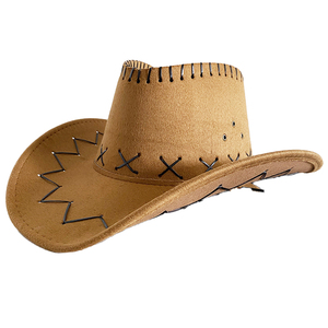 Kovboy şapkaları toptan özel LOGO Bohemia ucuz batı seyahat cadılar bayramı partisi Cowgirl şapkalar kovboy şapkaları