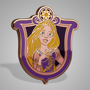 2012 D i S N E Y Pin Rapunzel/rối D i S N E Y công chúa đỉnh Kim Loại thời trang đúc thiên thần và cổ tích Motif Anime kim loại pins - Product Image 1