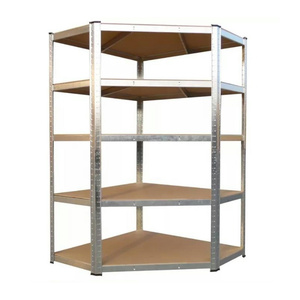 Estantes del Pentágono para el hogar, estante de metal de <span class=keywords><strong>esquina</strong></span>, estantería de almacenamiento de metal lateral Doble de Cinco capas, Unidad de estante de <span class=keywords><strong>esquina</strong></span> - Product Image 3