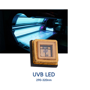หลอดไฟ LED UVC 3535 ประสิทธิภาพสูง 1 วัตต์ 260-270 นาโนเมตร 20-30 มิลลิวัตต์ 100-150 มิลลิแอมป์ ไดโอด LED 5-7 โวลต์ แบบ Flip Chip (PW, <span class=keywords><strong>Dowa</strong></span> หรือ UVH) สำหรับเครื่องฟอกอากาศและน้ำ - Product Image 1