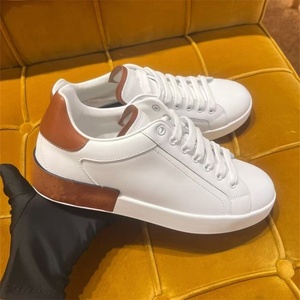 Chaussures de sport basses imperméables et antidérapantes à lacets pour hommes et femmes, en cuir respirant et durable - Product Image 1