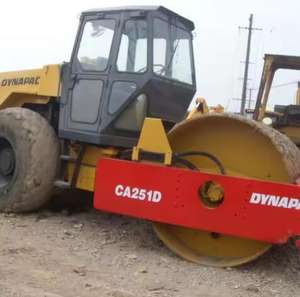 ขายร้อนใช้ Dynapac CA30 CA25 รถบดถนนใช้ Dynapac Ca30d/ca25d ลูกกลิ้งสั่นสะเทือนกลองเดี่ยวสําหรับขาย - Product Image 1