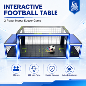 Nouvelle machine de jeu de football interactive Funpar, table de football à monnayeur avec interface en anglais et cadre métallique pour le divertissement - Product Image 6