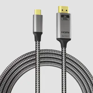 8K Tipo C para DP Cabo de Extensão USB C para DisplayPort Adaptador 4K DP 1.4 Adaptador para Oculus Rift S Mac Mini MacBook tipo c para hdmi