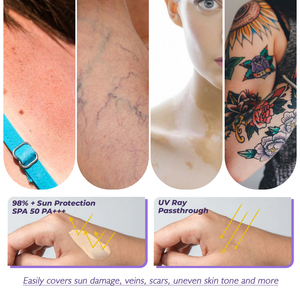 Correttore per il corpo OEM: Formula impermeabile per coprire tatuaggi, cicatrici e voglie, finitura invisibile - Product Image 4