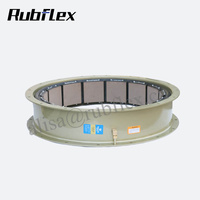 Rubflex 24CB500 142436DD Ensemble d'embrayage DOUBLE AVEC DEUX VALVES DE DÉGAGEMENT RAPIDE