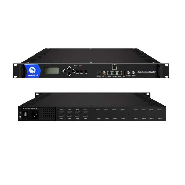 Digital Tv Broadcast Iptv 1080p Encoder 16 24 HD Channels Cable TV Encoder Digital IP Stream ASI Audio Video Encoder COL5181HA