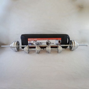 Ajustable de <span class=keywords><strong>fitness</strong></span> de hierro fundido pesas y mancuernas con llevar cromo caso conjunto mancuerna - Product Image 5