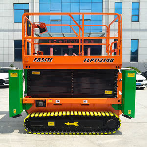 Fábrica Venda Direta Nova Tendência All Terrain Mobile Electric Crawler Scissor Lift - Product Image 2