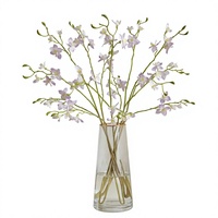 Bunga Delphinium Ajacis Buatan Berkualitas Tinggi Grosir FloDecor, Sutra Kecil 3 Cabang, Hiasan Meja Rumah, Halloween
