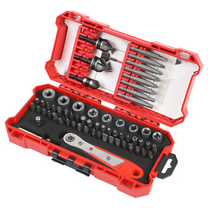 Jeu de 63 embouts de tournevis avec embouts plats et Phillips dans une boîte en plastique pour usage bricolage - Product Image 2