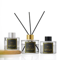 Vide 50ml 100ml 120ml Aroma Reed Diffuseur Bouteille Huiles Essentielles Rechargeables Diffuseur Pots pour Parfum de Maison