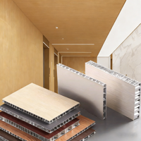 Panneau en aluminium alvéolaire perforé, imperméable, ignifuge, isolant thermique, installation rapide, design contemporain, couleur personnalisable