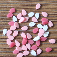 Zachte Klei Roze Hart Perzik Plakjes Polymeer Sprinkles Voor Ambachten Maken Diy Modder Vullen Decoratie Action Accessoires