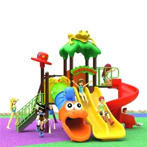Aire de jeux pour enfants garderie d'occasion École Maison extérieure Maison commerciale en plastique avec porte coulissante Équipement de terrain de jeu pour enfants en plein air