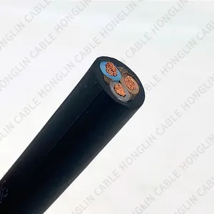 Rated Voltage 300/500V 450/750V Light weight rubber sleeved power cables for fishpond underwater device