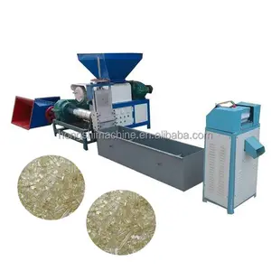 Foam melting recycling crusher machine polyethylene eps particle granulate making forming machine