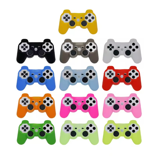 Silicone Rubber Gamepad Shell Case for PS3 Joypad Protective Cover Case for PS3 Controller