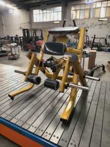 Máquina de <span class=keywords><strong>prensa</strong></span> de piernas sentado comercial - Equipo de gimnasio con carga de discos para entrenamiento de cuádriceps - Product Image 4