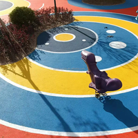 Suelo de Caucho EPDM Transpirable para Exteriores, Resistente a los Impactos, para Áreas de Juego de Jardín de Infancia y Deportes