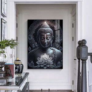 Luxury Home Decoration Sakyamuni <strong>Buddha</strong> Like HD Printed Posters <strong>Canvas</strong> <strong>Painting</strong> Crystal Porcelain Wall <strong>Painting</strong> - Product Image 2