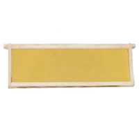 10PCS Kiefernholz Medium Super Bee Rahmen mit gelben Kunststoff fundament platten, Langs troth Bienenstock Teile Unmontiert