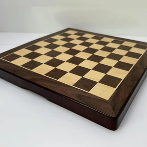 <span class=keywords><strong>Scacchiera</strong></span> magnetica in legno massello di noce da 12 pollici di alta qualità facile da trasportare per bambini <span class=keywords><strong>e</strong></span> adulti - Product Image 4