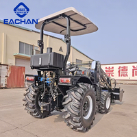 Tracteur haute performance 4 roues motrices 80 CV CE EPA Euro 5 pour travaux de jardinage, travaux de construction, aménagement paysager, tracteur diesel hydraulique