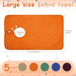 ผ้ากันเปื้อนเด็กแบบสวมเต็มตัว ผ้าเทอร์รี่ พร้อมกระดุมแป๊ก ได้รับการรับรองมาตรฐาน Okeo-tex 100 - Product Image 2