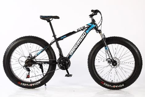 Vélo de course tout-terrain B2B uniquement, cadre en acier 26 pouces, pneus larges, 21 vitesses, suspension intégrale, pneus 4.0, freins à disque mécaniques, confort pour adultes - Product Image 5