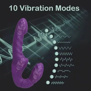 Juguetes Sexuales para <span class=keywords><strong>Lesbianas</strong></span>, Dildo Doble, Pene Grande Flexible, Vibrador con Control Remoto, Silicona - Product Image 4