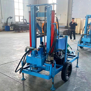 Tùy chỉnh mới động cơ diesel nước giếng khoan Giàn Khoan bơm bánh răng 0-200m bánh xe sâu/Giàn Khoan theo dõi cho tưới tiêu trang trại - Product Image 2