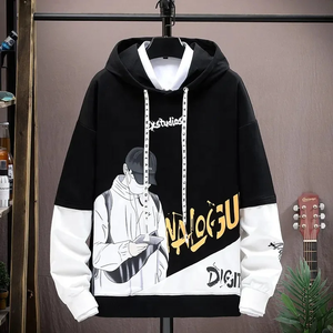 Sudaderas con Capucha de Invierno para Hombre, Tejidas a Crochet, 100% Algodón, Casuales, de Manga Larga, Cómodas para Uso Diario - Product Image 3