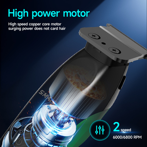 เครื่องตัดผมไร้สาย SiMAiSHEN Y9 Zero Gap Powder Metallurgy Blade ใช้แบต<span class=keywords><strong>เต</strong></span>อรี่สำหรับผู้ชาย  กำลังไฟ 2000 มิลลิแอมป์ - Product Image 4