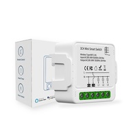 Interruptores Inteligentes Mini WiFi TUYA AC100V-240V/1CH, Interruptores de Control Remoto Compatibles con Alexa, Control por Voz de Google Home