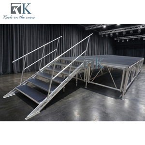 1mx2m Detachable Platform <b>Aluminum</b> Alloy Stage Stands Portable Deck Platform - Product Image 2