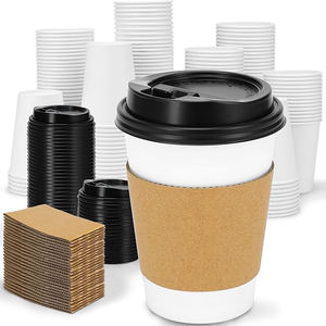 Vaso de Café de Papel de Doble Pared con Revestimiento de PLA Biodegradable, Desechable, Personalizado, Ecológico, Compostable, de Grado Alimenticio, de 4oz-20oz - Product Image 1